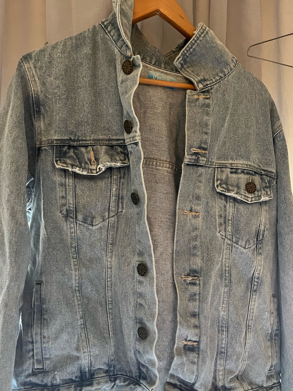 Bride denim jacket and robe